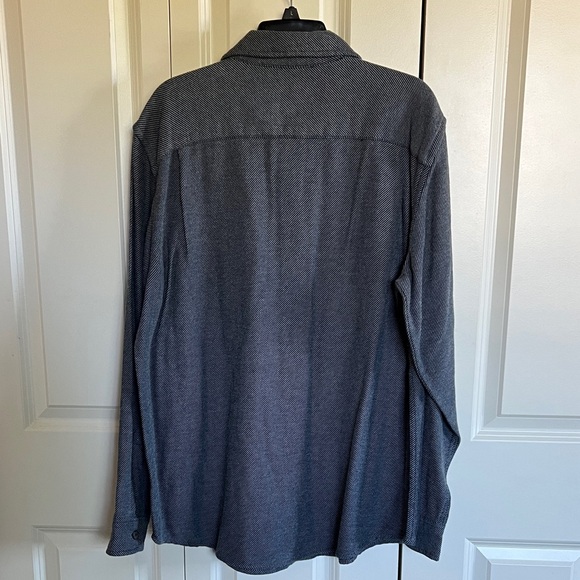 St. John's Bay Gray Casual Button Down Shirt - Picture 2 of 5